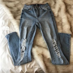 Fashion nova light denim jean